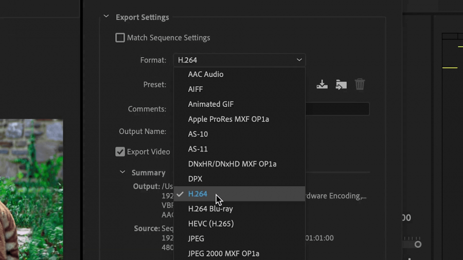 adobe premiere pro export file location